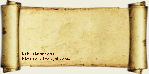 Anđela Prokopović vizit kartica